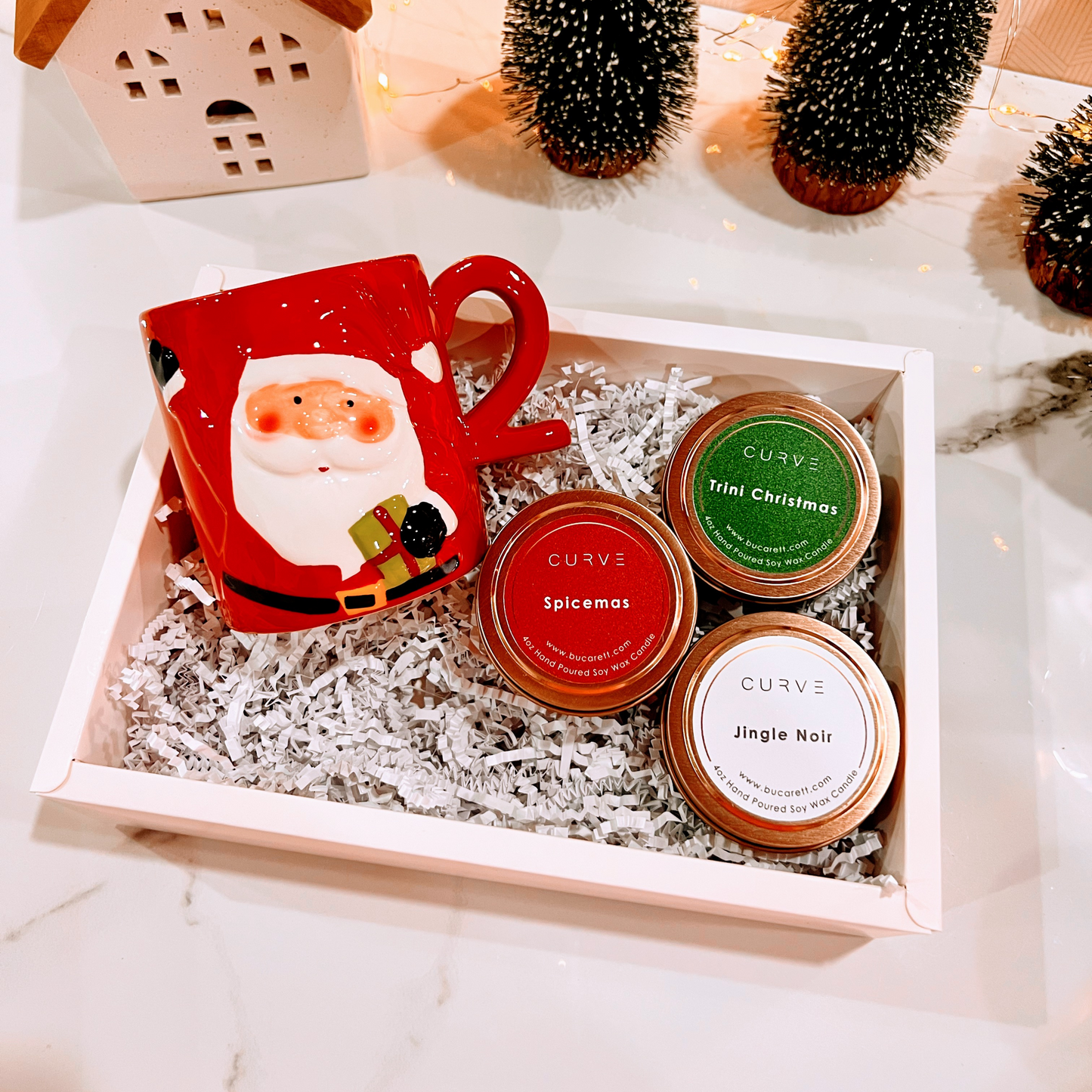 Holiday Mug and Candle Trio Set