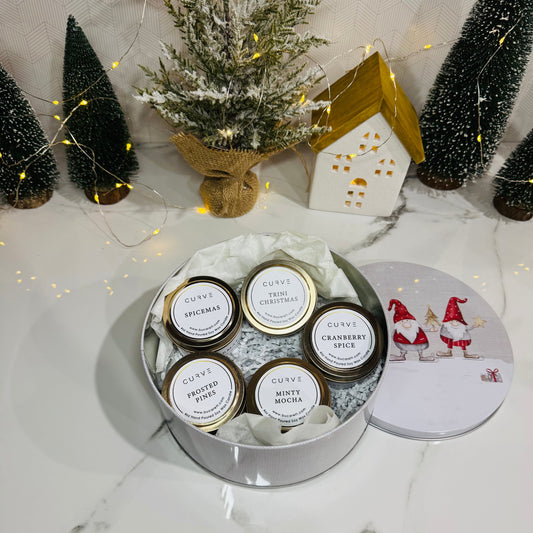 Holiday Candle Tin Set