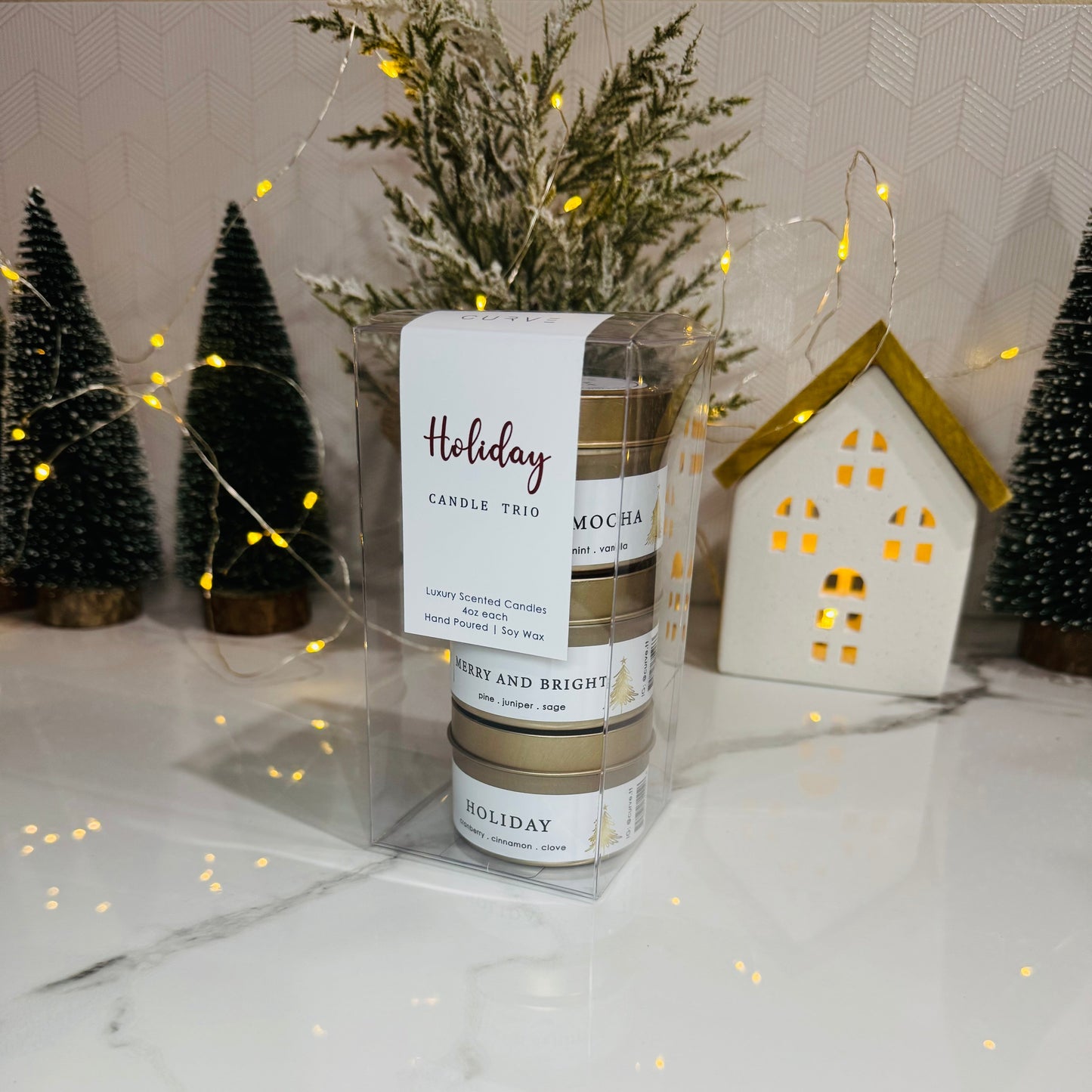 Holiday Candle Trio